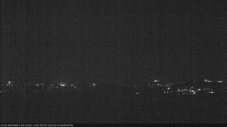 Lake Travis webcam, March 14, 2025 9:45 PM CT