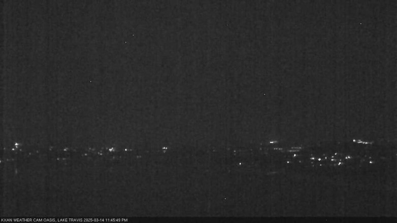 Lake Travis webcam, March 14, 2025 11:45 PM CT