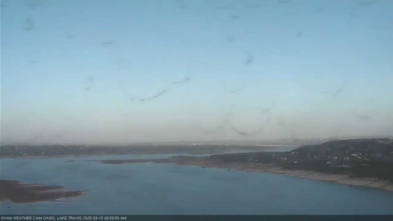Lake Travis webcam, March 15, 2025 9:00 AM CT