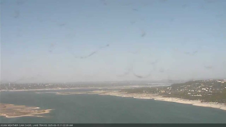 Lake Travis webcam, March 15, 2025 11:25 AM CT