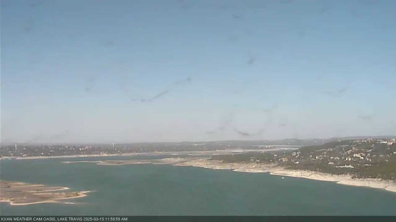 Lake Travis webcam, March 15, 2025 12:00 PM CT