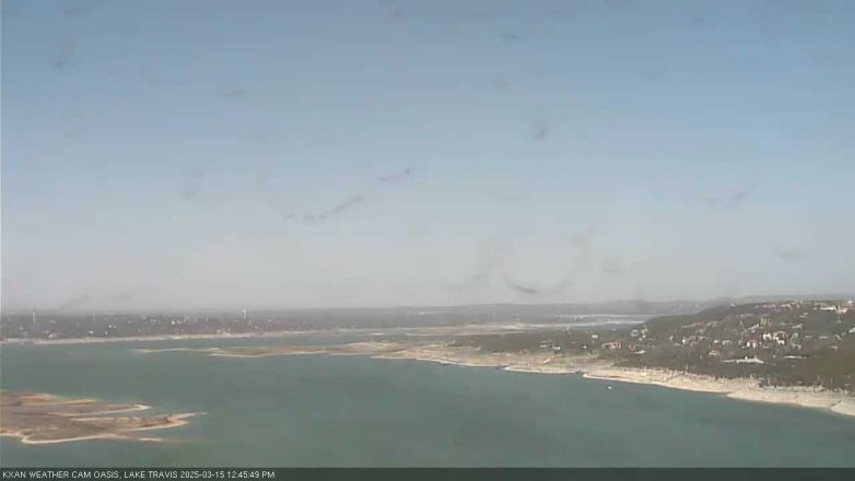 Lake Travis webcam, March 15, 2025 12:45 PM CT