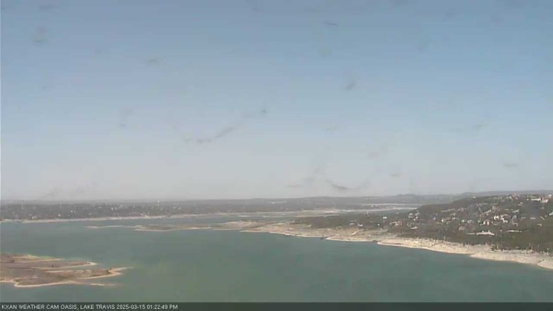 Lake Travis webcam, March 15, 2025 1:25 PM CT