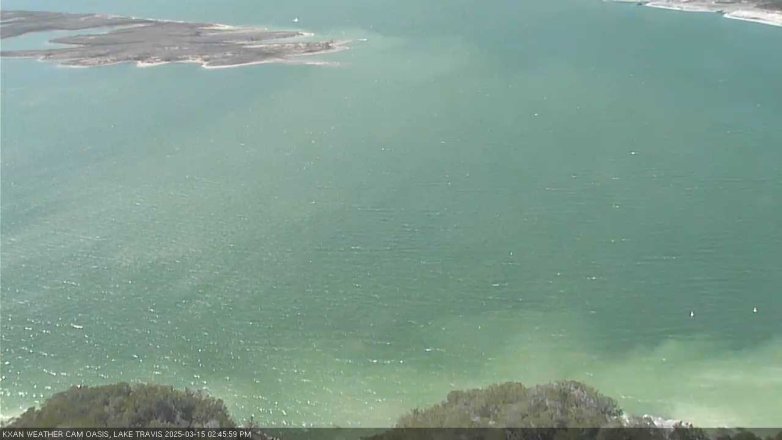 Lake Travis webcam, March 15, 2025 2:45 PM CT