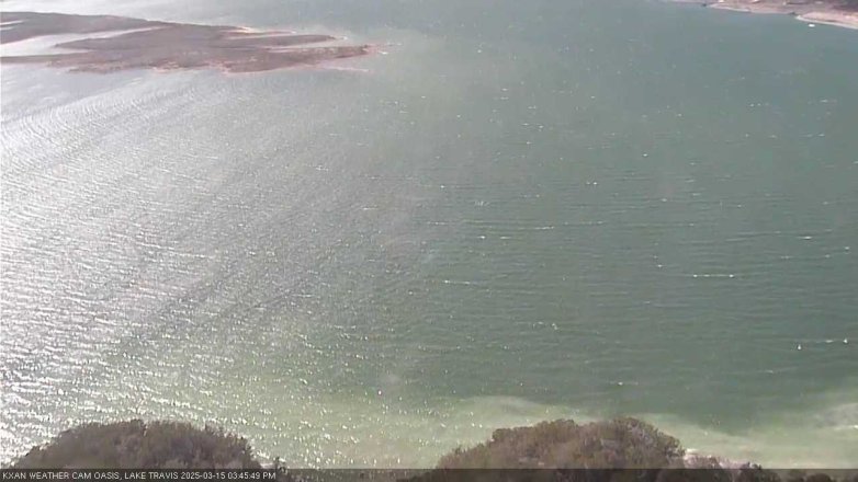 Lake Travis webcam, March 15, 2025 3:45 PM CT