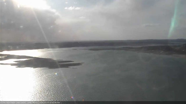 Lake Travis webcam, March 15, 2025 5:45 PM CT