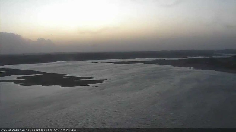 Lake Travis webcam, March 15, 2025 7:45 PM CT