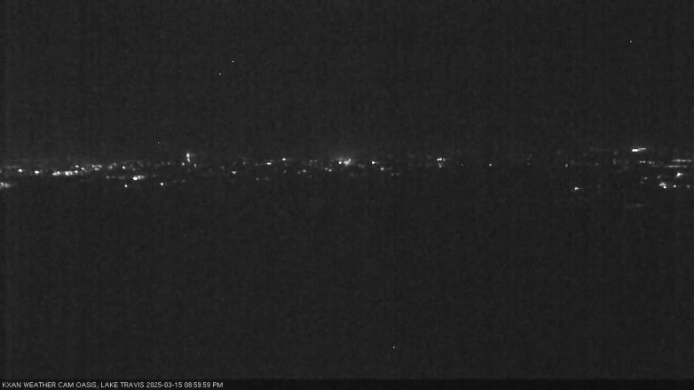 Lake Travis webcam, March 15, 2025 9:00 PM CT