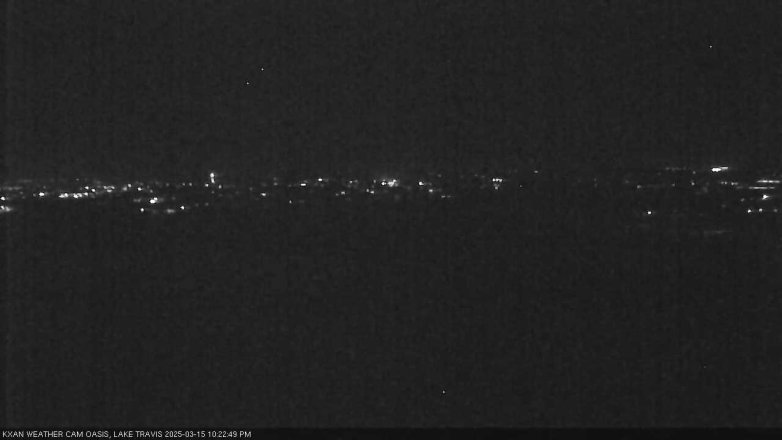 Lake Travis webcam, March 15, 2025 10:25 PM CT