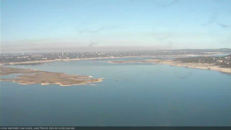 Lake Travis webcam, March 16, 2025 9:25 AM CT