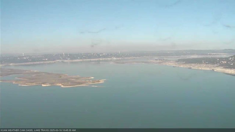 Lake Travis webcam, March 16, 2025 10:45 AM CT