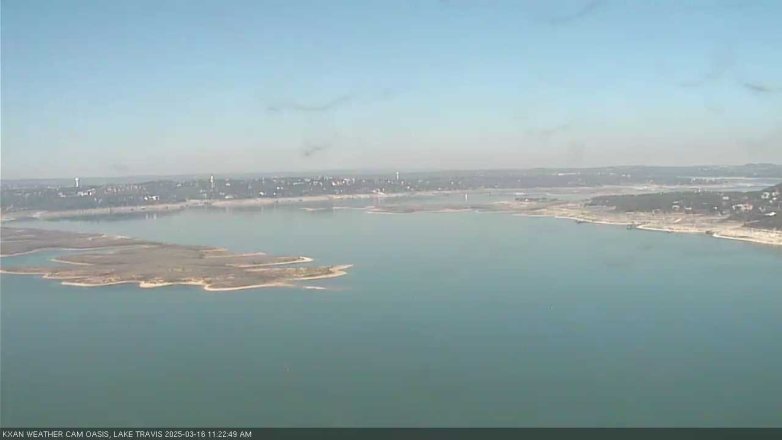 Lake Travis webcam, March 16, 2025 11:25 AM CT
