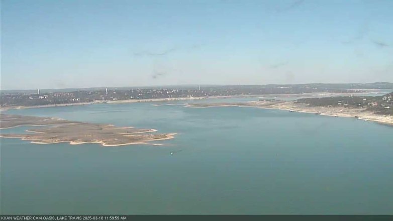 Lake Travis webcam, March 16, 2025 12:00 PM CT
