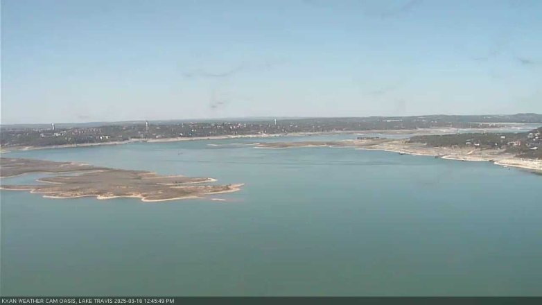 Lake Travis webcam, March 16, 2025 12:45 PM CT