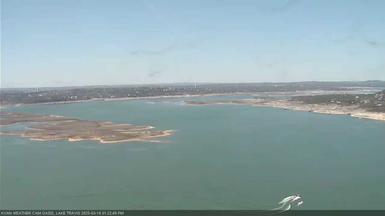 Lake Travis webcam, March 16, 2025 1:25 PM CT