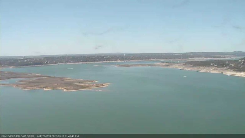 Lake Travis webcam, March 16, 2025 1:45 PM CT