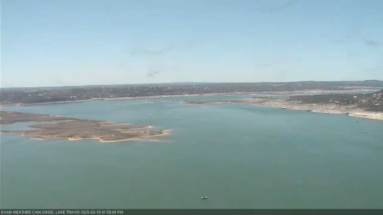 Lake Travis webcam, March 16, 2025 2:00 PM CT