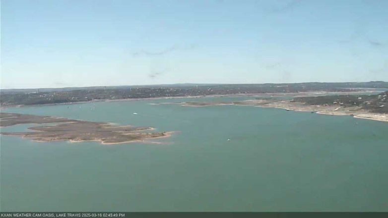 Lake Travis webcam, March 16, 2025 2:45 PM CT