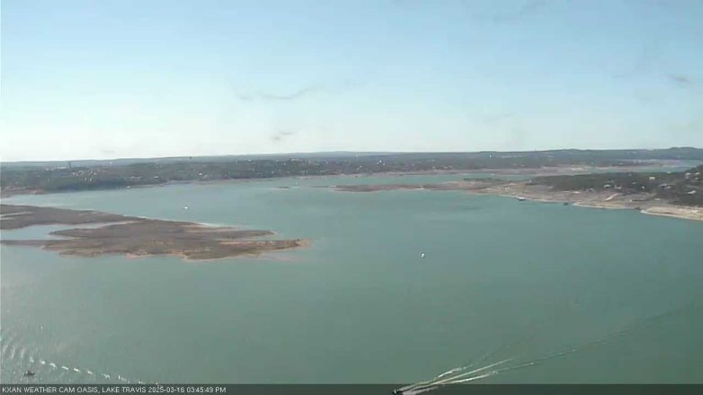 Lake Travis webcam, March 16, 2025 3:45 PM CT