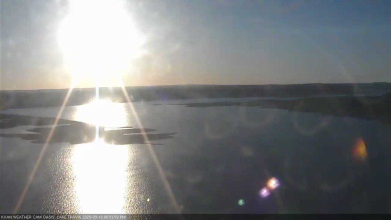Lake Travis webcam, March 16, 2025 7:00 PM CT