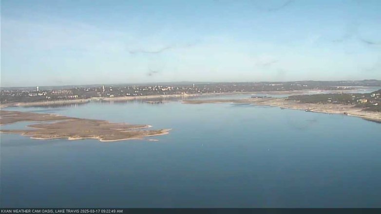 Lake Travis webcam, March 17, 2025 9:25 AM CT
