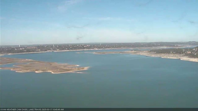 Lake Travis webcam, March 17, 2025 10:45 AM CT