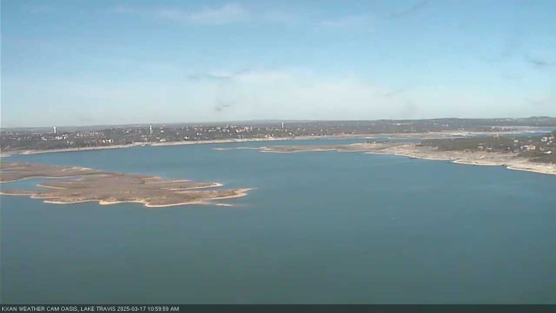 Lake Travis webcam, March 17, 2025 11:00 AM CT