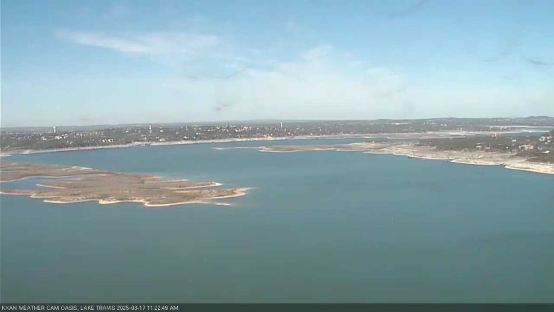 Lake Travis webcam, March 17, 2025 11:25 AM CT