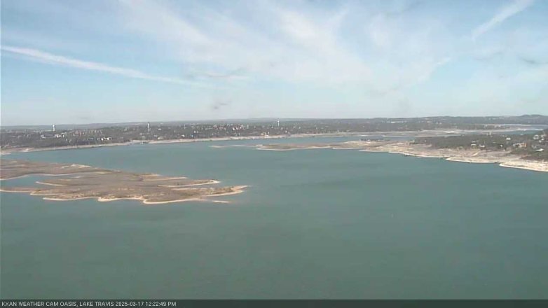 Lake Travis webcam, March 17, 2025 12:25 PM CT