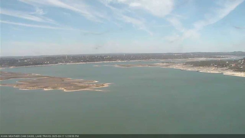 Lake Travis webcam, March 17, 2025 1:00 PM CT