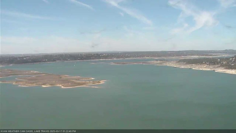 Lake Travis webcam, March 17, 2025 1:25 PM CT