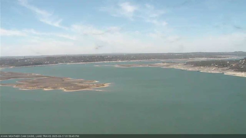 Lake Travis webcam, March 17, 2025 2:00 PM CT