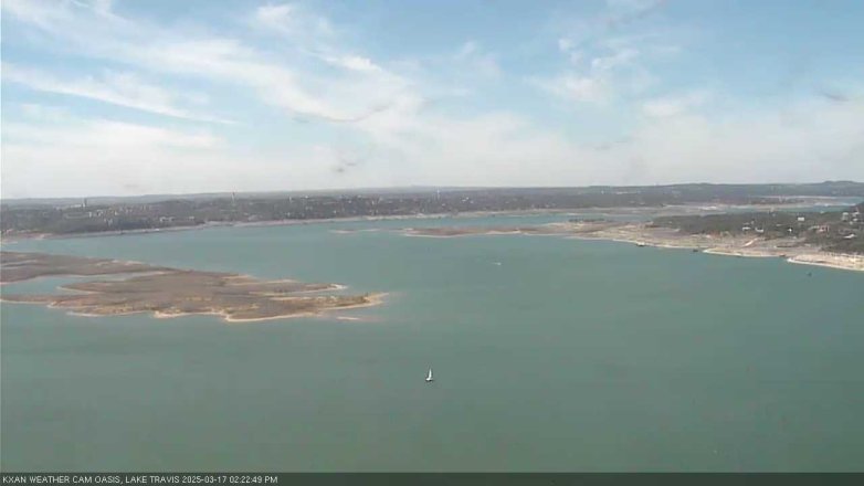 Lake Travis webcam, March 17, 2025 2:25 PM CT