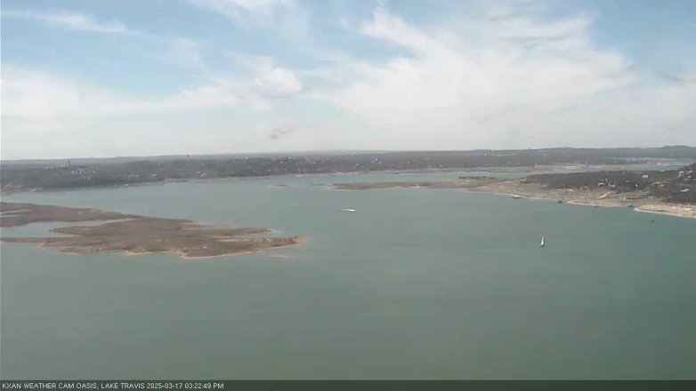 Lake Travis webcam, March 17, 2025 3:25 PM CT