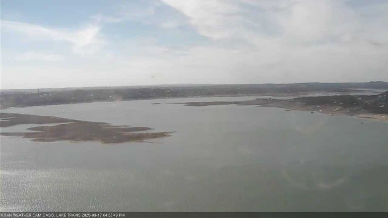 Lake Travis webcam, March 17, 2025 4:25 PM CT