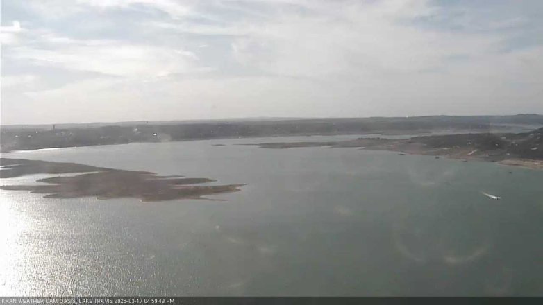Lake Travis webcam, March 17, 2025 5:00 PM CT