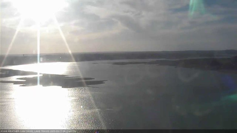 Lake Travis webcam, March 17, 2025 6:25 PM CT