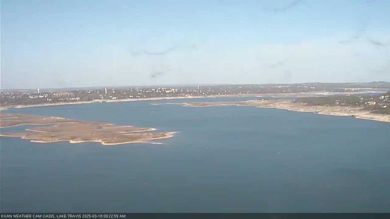 Lake Travis webcam, March 18, 2025 9:25 AM CT