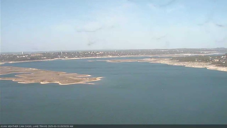 Lake Travis webcam, March 18, 2025 10:00 AM CT
