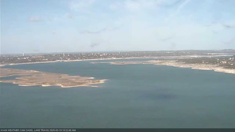 Lake Travis webcam, March 18, 2025 10:25 AM CT