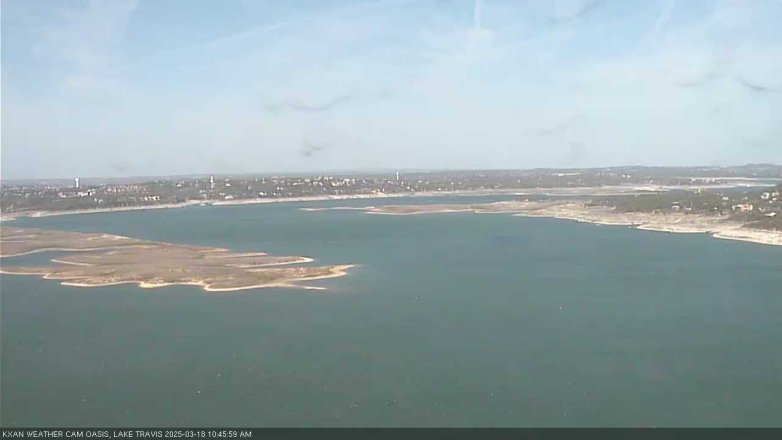 Lake Travis webcam, March 18, 2025 10:45 AM CT