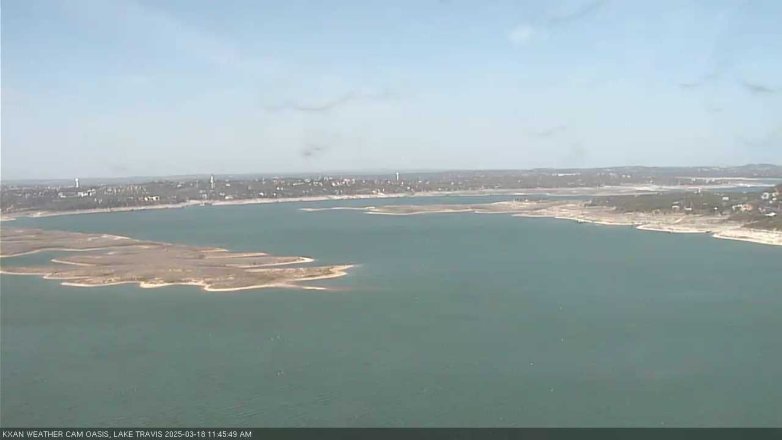 Lake Travis webcam, March 18, 2025 11:45 AM CT