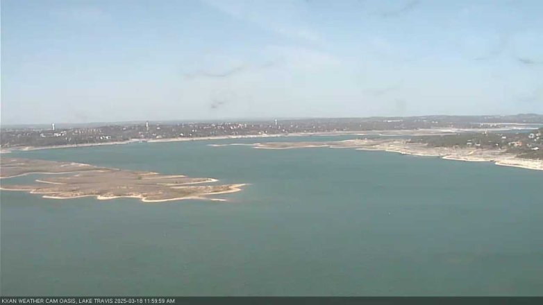 Lake Travis webcam, March 18, 2025 12:00 PM CT