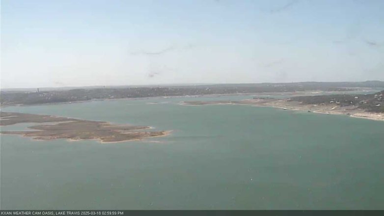 Lake Travis webcam, March 18, 2025 3:00 PM CT