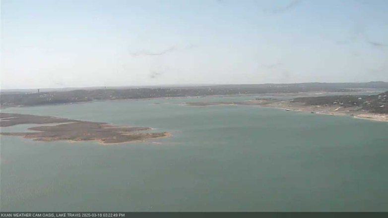Lake Travis webcam, March 18, 2025 3:25 PM CT