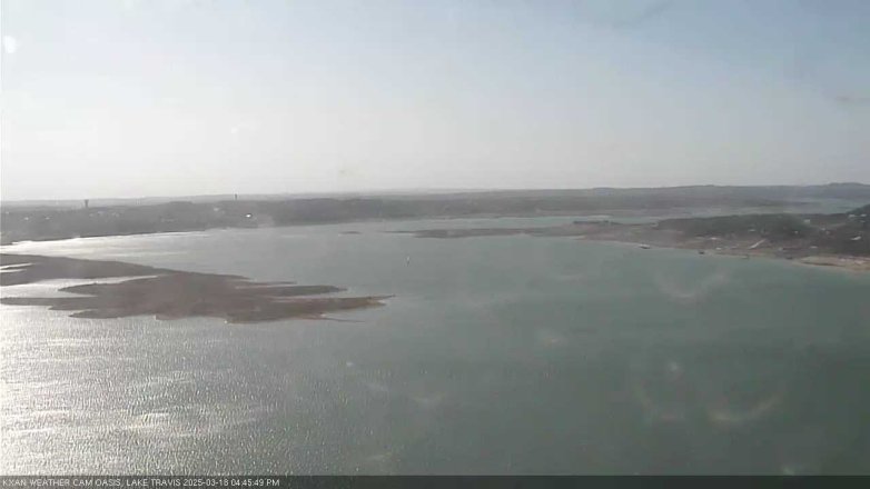 Lake Travis webcam, March 18, 2025 4:45 PM CT