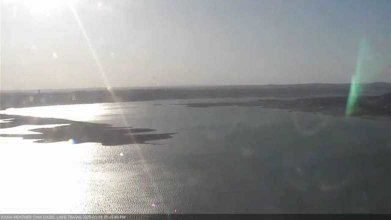 Lake Travis webcam, March 18, 2025 5:45 PM CT