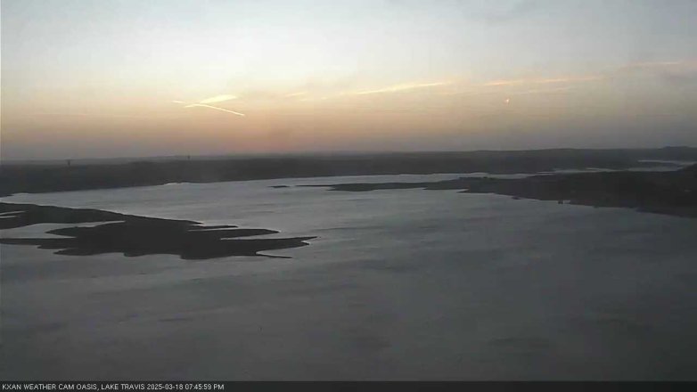 Lake Travis webcam, March 18, 2025 7:45 PM CT