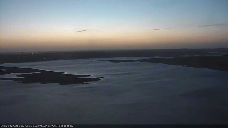 Lake Travis webcam, March 18, 2025 8:00 PM CT