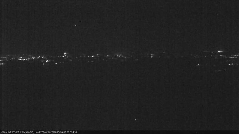 Lake Travis webcam, March 18, 2025 10:00 PM CT